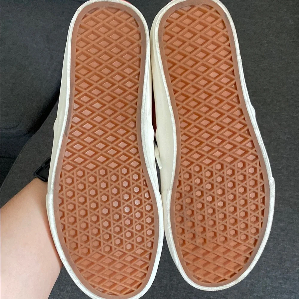 Vans Navy and Rainbow Stripe Sneakers women’s size 7.5 - Picture 5 of 13